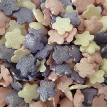 Sugar Shapes - Glimmer - Flowers - Ice Pink
