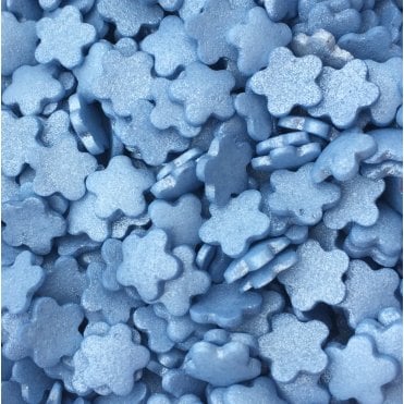 Sugar Shapes - Glimmer - Flowers - Indigo