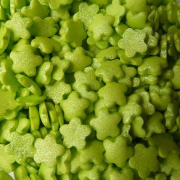 Sugar Shapes - Glimmer - Flowers - Lime