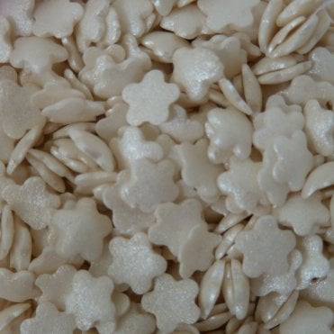 Sugar Shapes - Glimmer - Flowers - Mother of Pearl