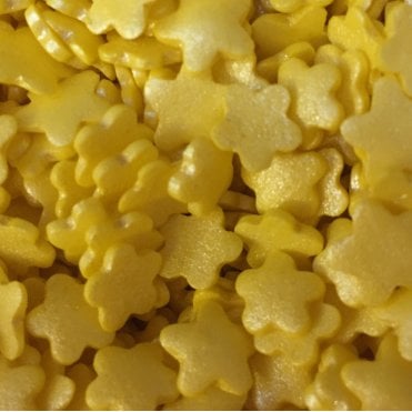 Sugar Shapes - Glimmer - Flowers - Yellow