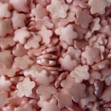 Sugar Shapes - Shimmer - Flowers - Pink