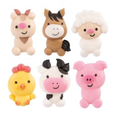 Toppers - Sugar - Farm Animals x 72