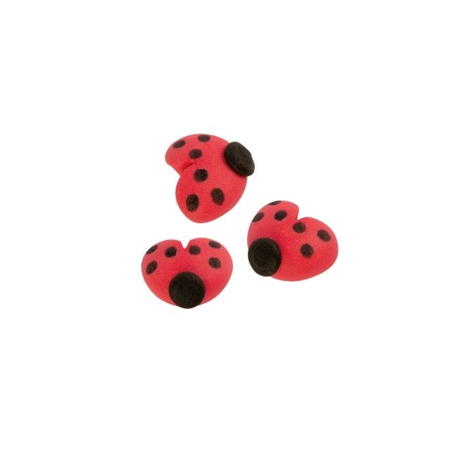Toppers - Sugar - Ladybirds x 100