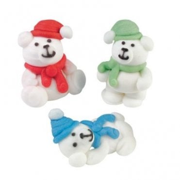 Toppers - Sugar - Polar Bears x 30