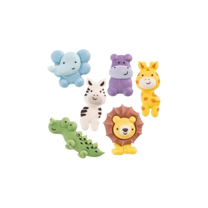 Toppers - Sugar - Safari Animals x 72