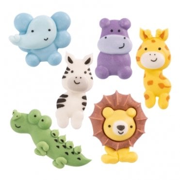 Toppers - Sugar - Safari Animals x 72