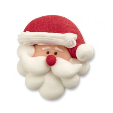 Toppers - Sugar - Santa Faces x 48