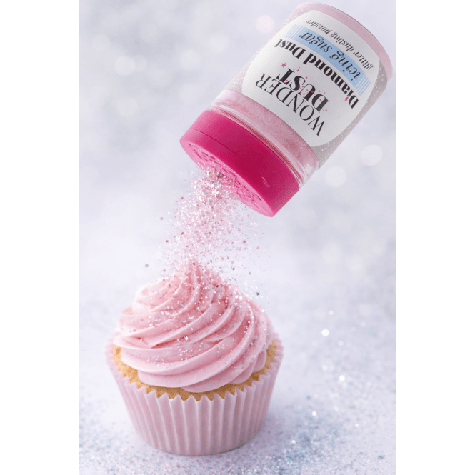 WonderDust - Diamond Dust Icing Sugar - Pink 40g